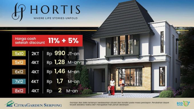 hortis citra garden serpong